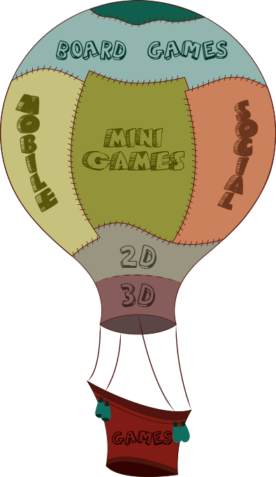 GAMES: Board Games, Mobile, Mini Games, Socila, 2D, 3D